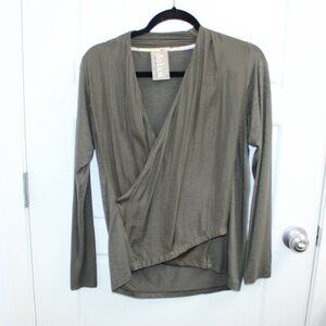 Anthropologie Dolan Crossroad Faux Wrap Top Sz XS